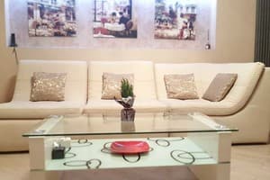 Апарт-отель Мост Сити Апарт Отель. Люкс двухместный с видом на Днепр 12